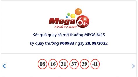 lotto 6/45 hàn quốc hôm nay|Announcement on Mega 6/45 draw results .